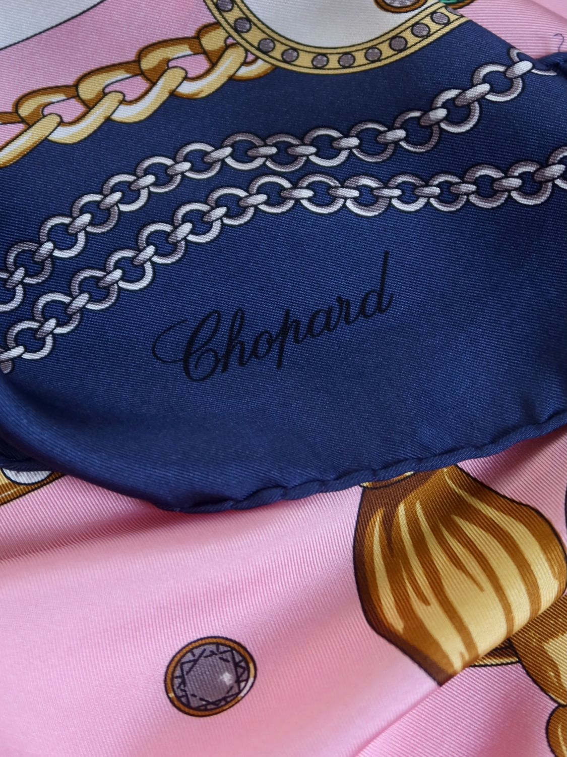 Chopard Chain Motifs Silk Scarf
