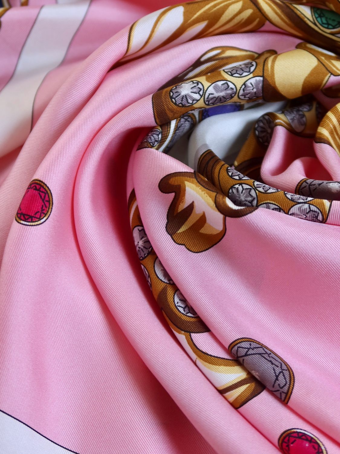 Chopard Chain Motifs Silk Scarf