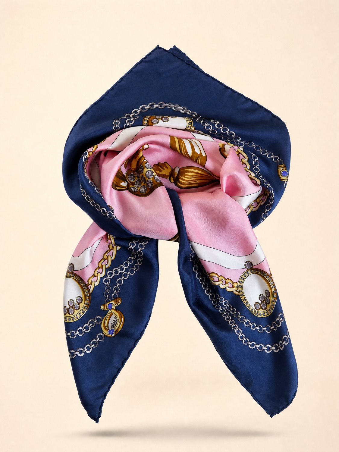 Chopard Chain Motifs Silk Scarf