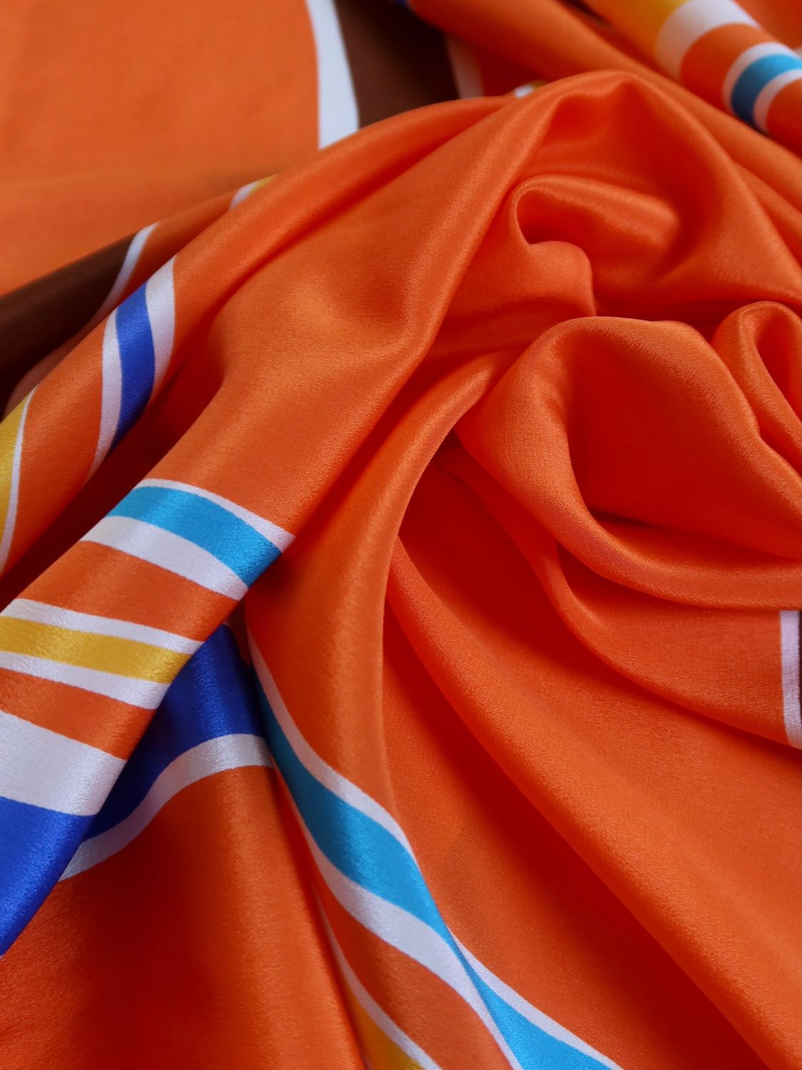 Yves Saint Laurent Graphic Silk Scarf