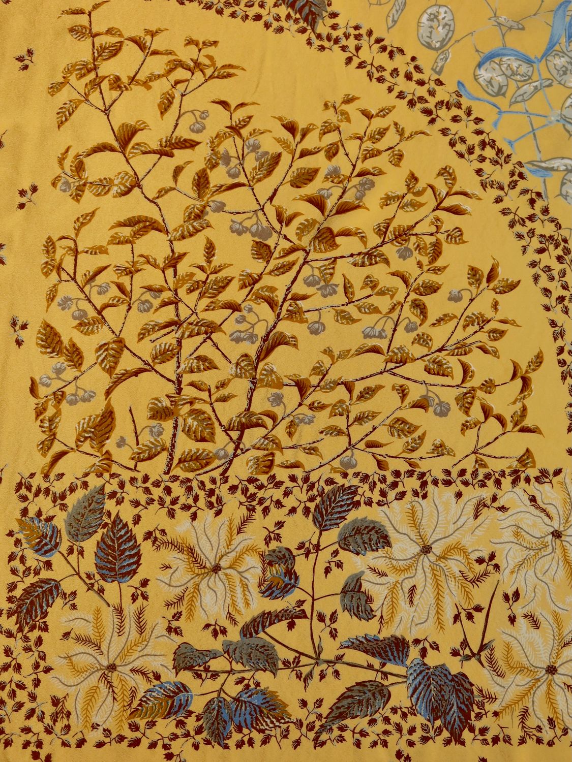 Salvatore Ferragamo Botanical Silk Scarf