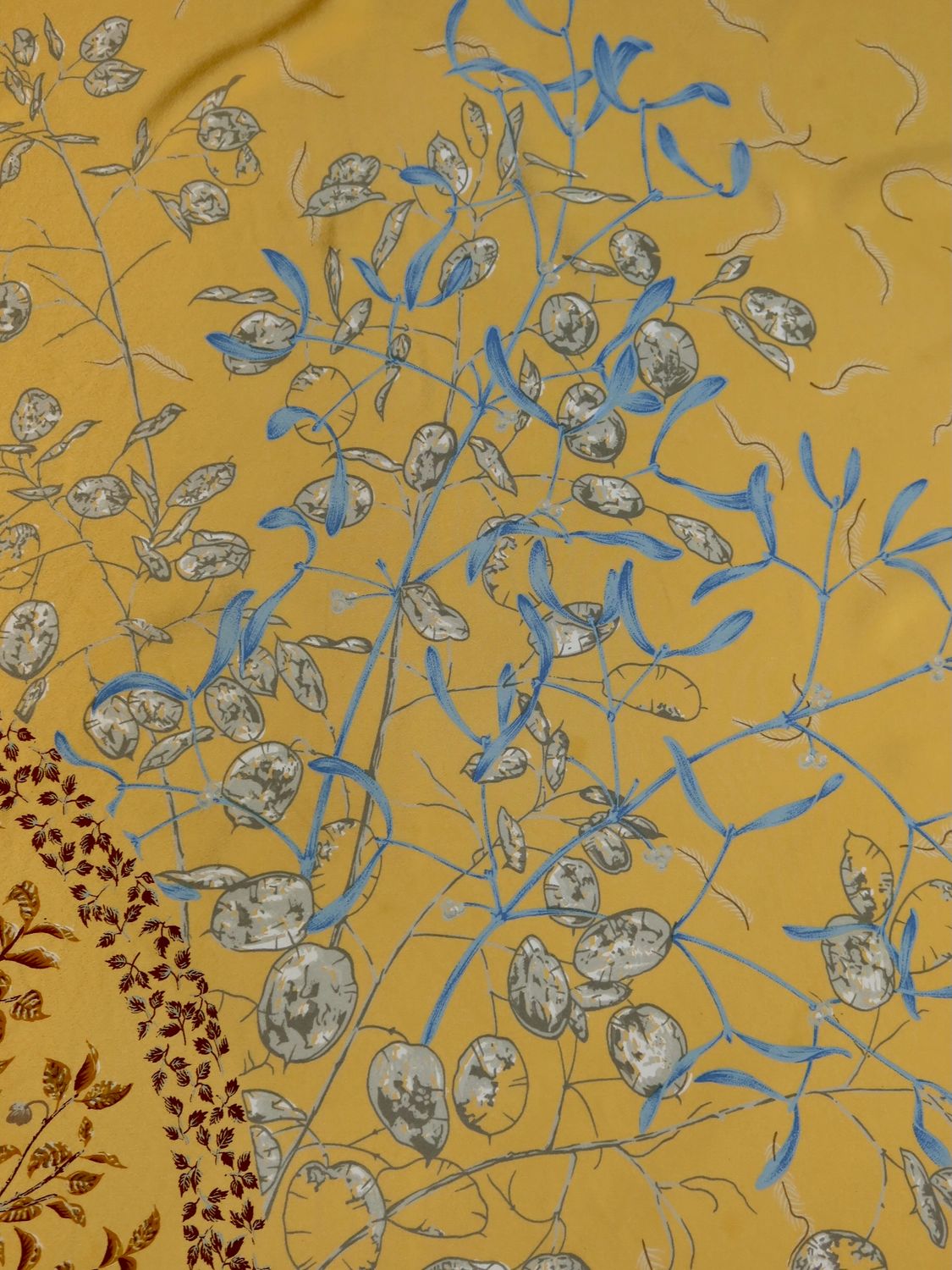 Salvatore Ferragamo Botanical Silk Scarf