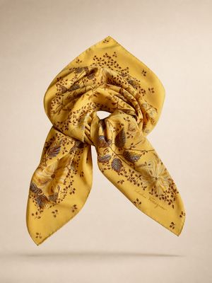 Salvatore Ferragamo Botanical Silk Scarf