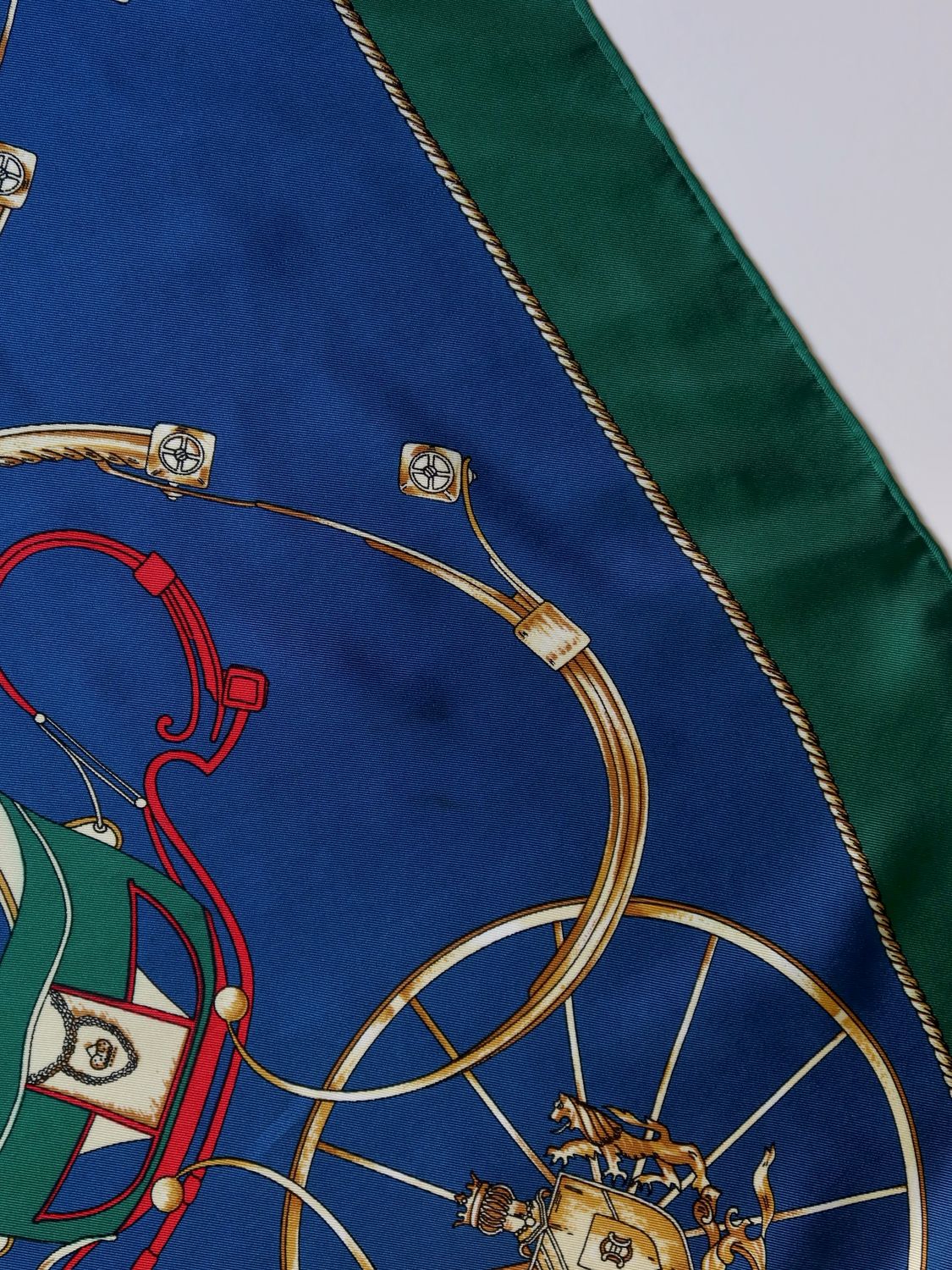 Celine Carriage Silk Scarf