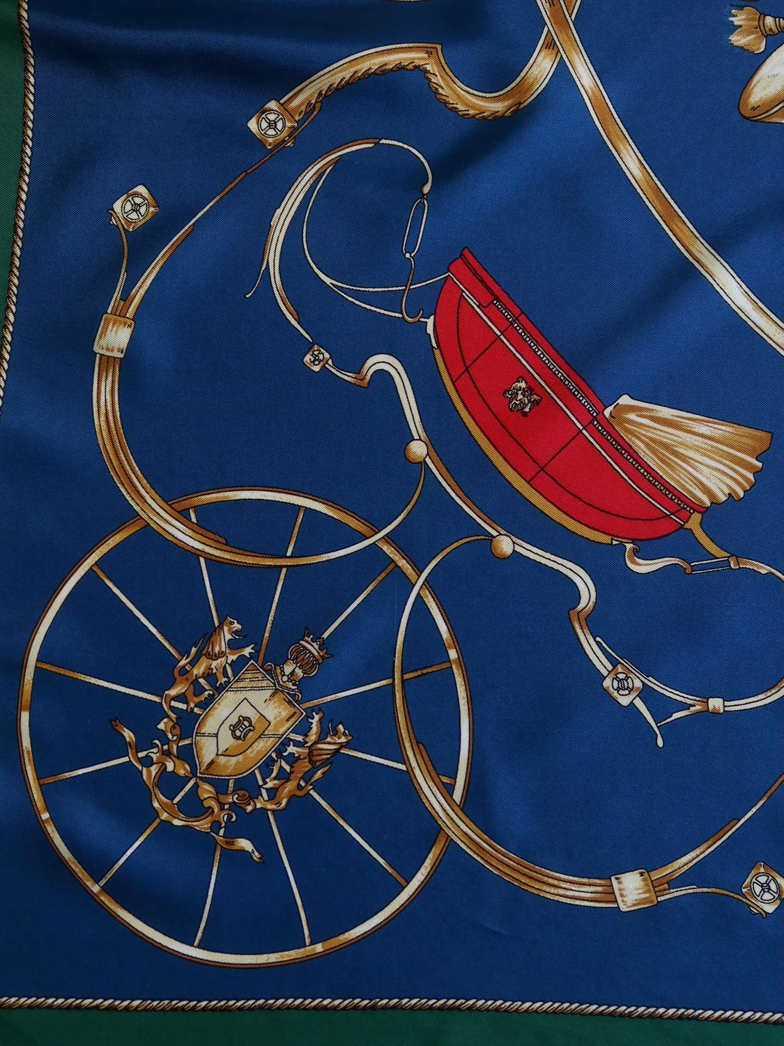 Celine Carriage Silk Scarf