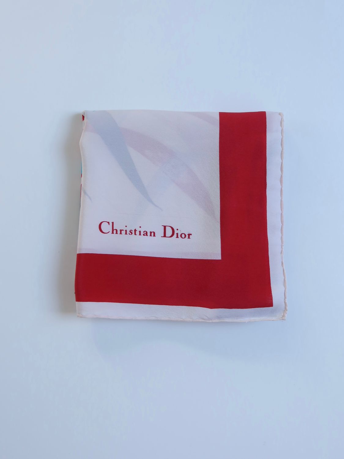 Christian Dior Tropical Palm Silk Scarf Christian Dior Tropical Palm Silk Scarf