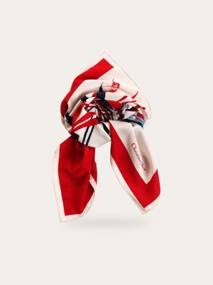 Christian Dior Tropical Palm Silk Scarf