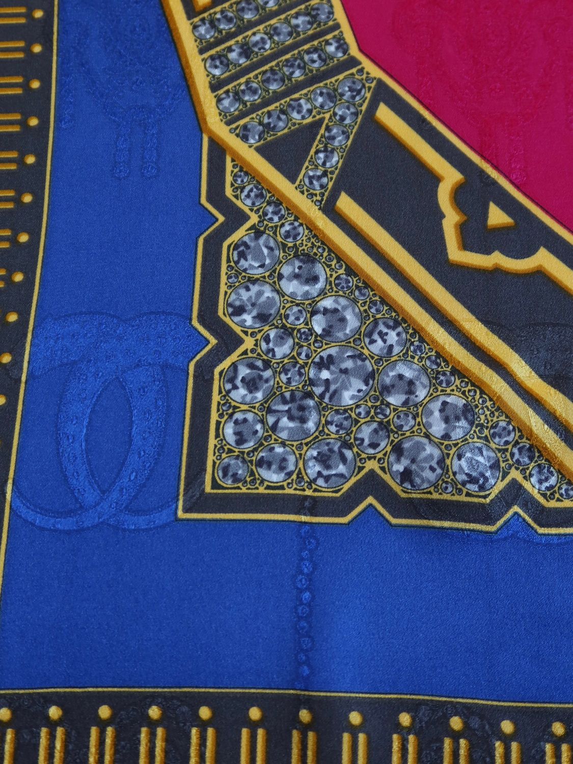 Must de Cartier Clock Silk Scarf