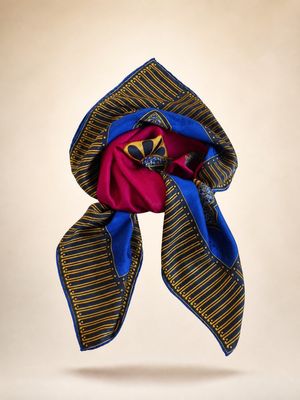 Must de Cartier Clock Silk Scarf