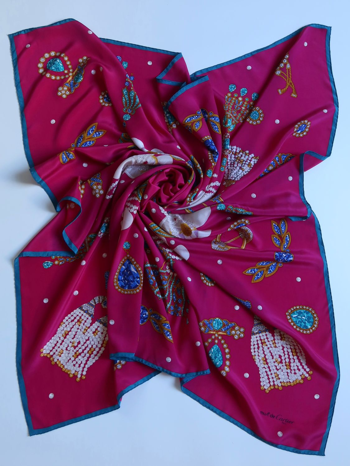 Must de Cartier Jewelry Silk Scarf Must de Cartier Jewelry Silk Scarf