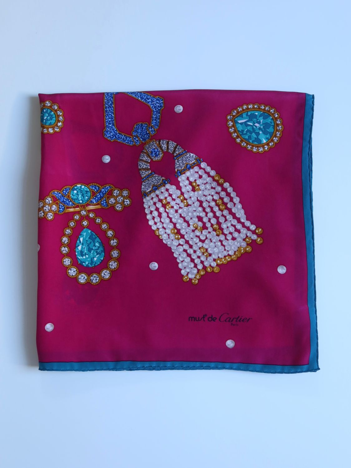 Must de Cartier Jewelry Silk Scarf Must de Cartier Jewelry Silk Scarf