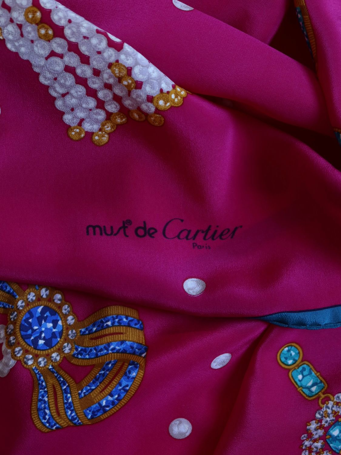 Must de Cartier Jewelry Silk Scarf Must de Cartier Jewelry Silk Scarf