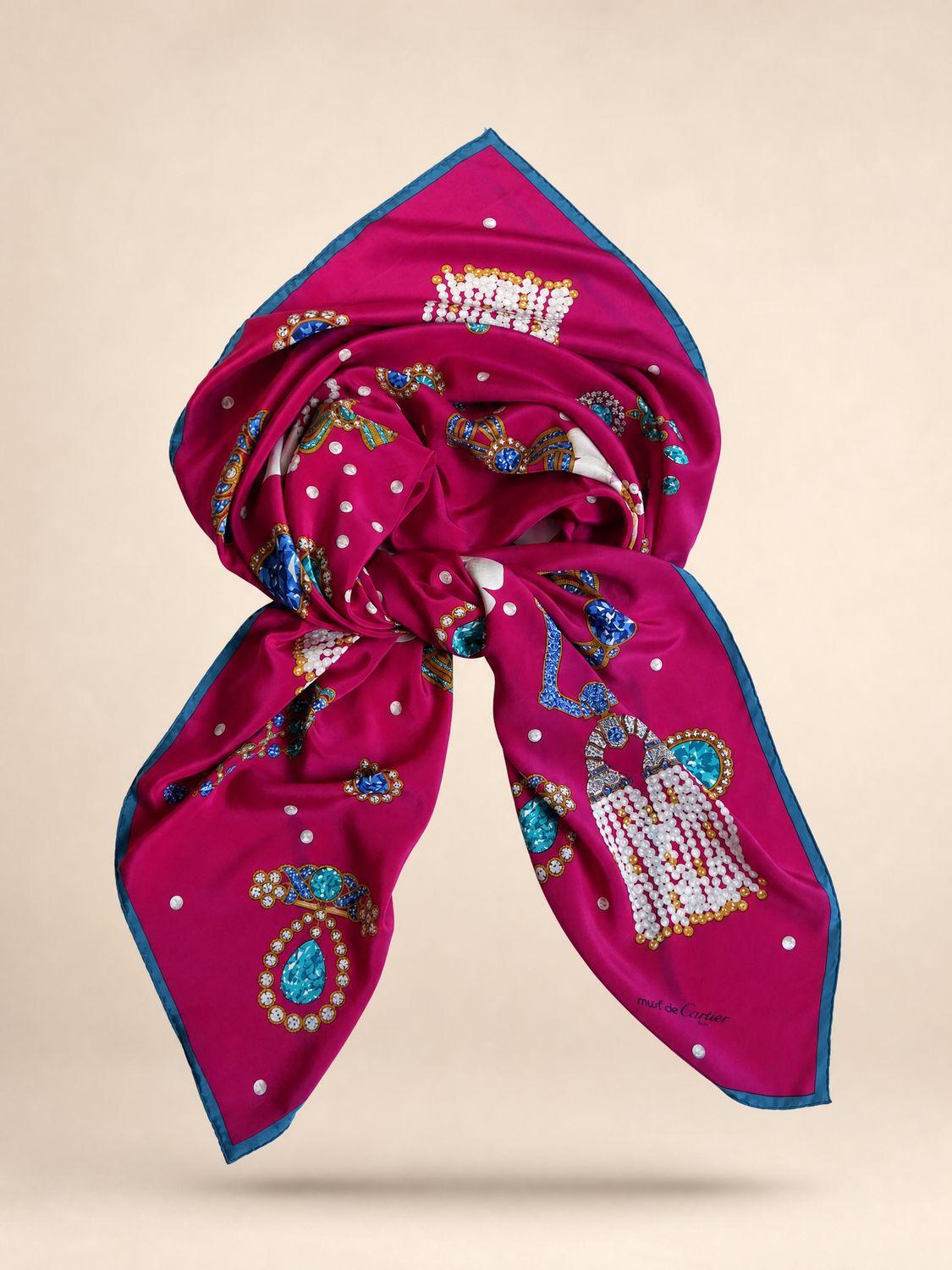 Must de Cartier Jewelry Silk Scarf Must de Cartier Jewelry Silk Scarf