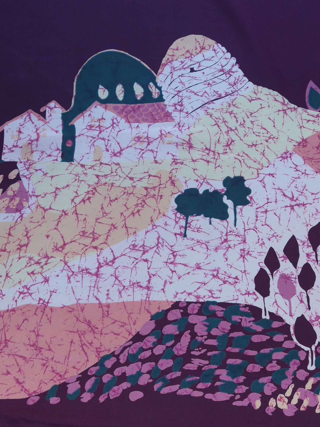 Helena Rubinstein Floral Silk Shawl
