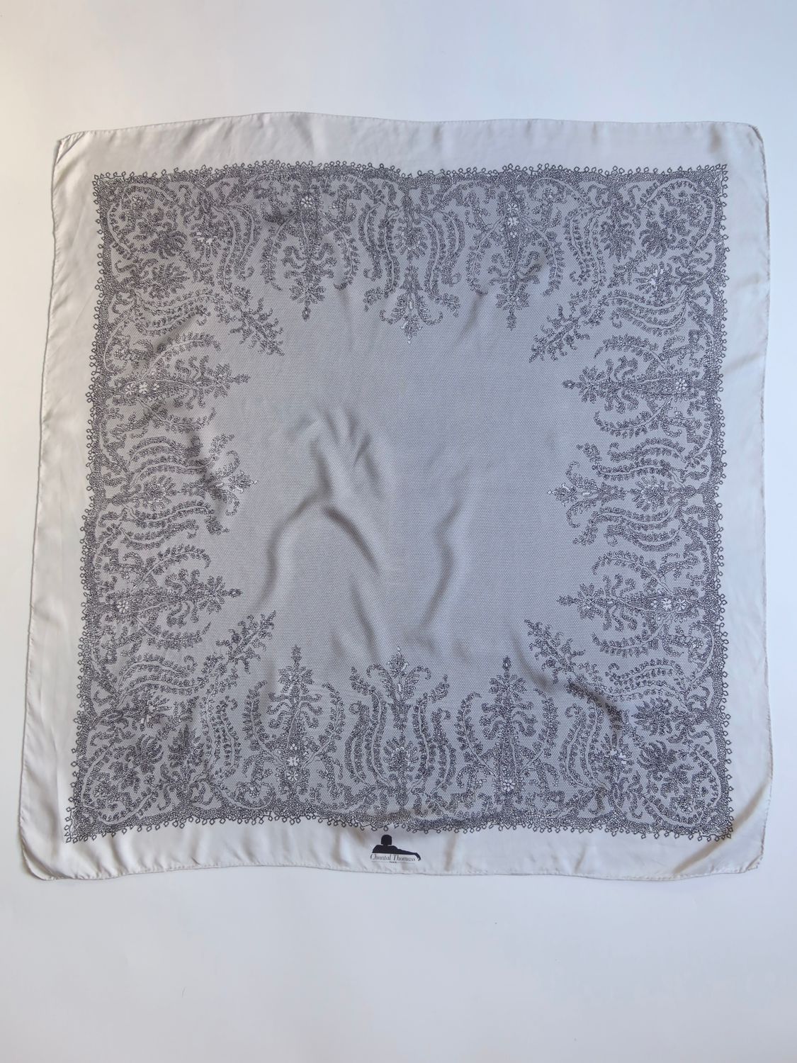 Chantal Thomass Lace Print Silk Scarf Chantal Thomass Lace Print Silk Scarf