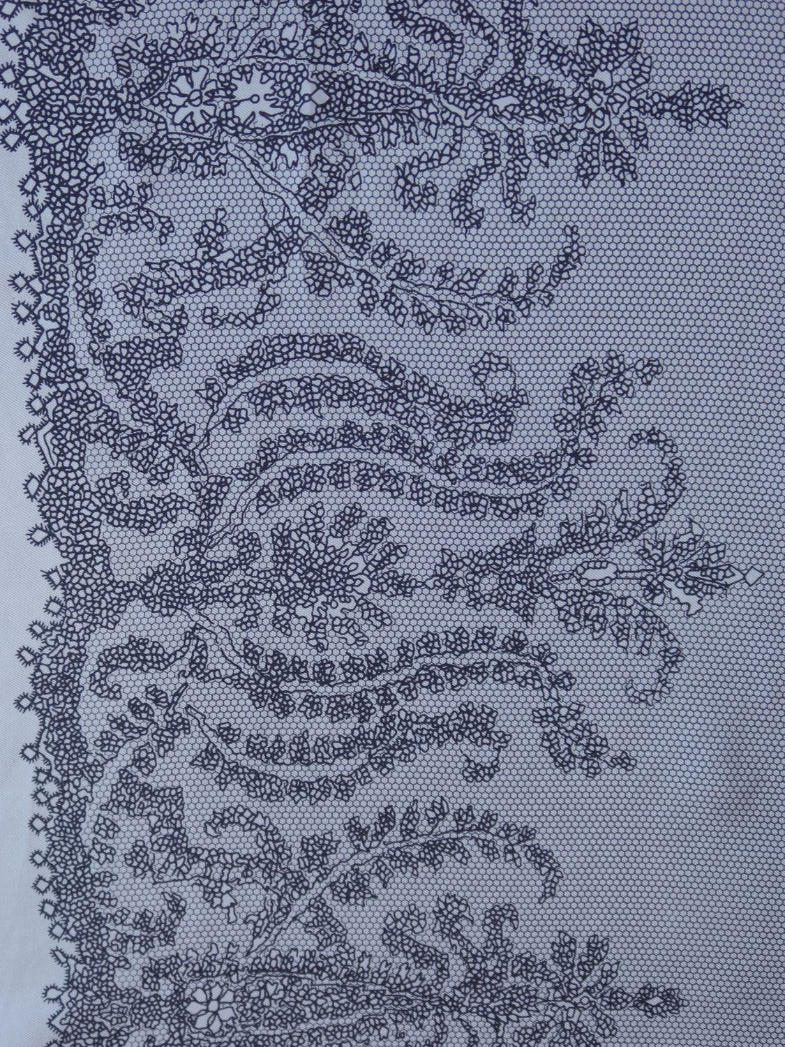 Chantal Thomass Lace Print Silk Scarf Chantal Thomass Lace Print Silk Scarf
