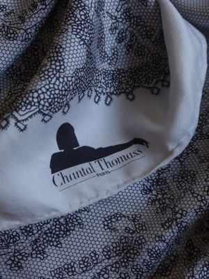 Chantal Thomass Lace Print Silk Scarf