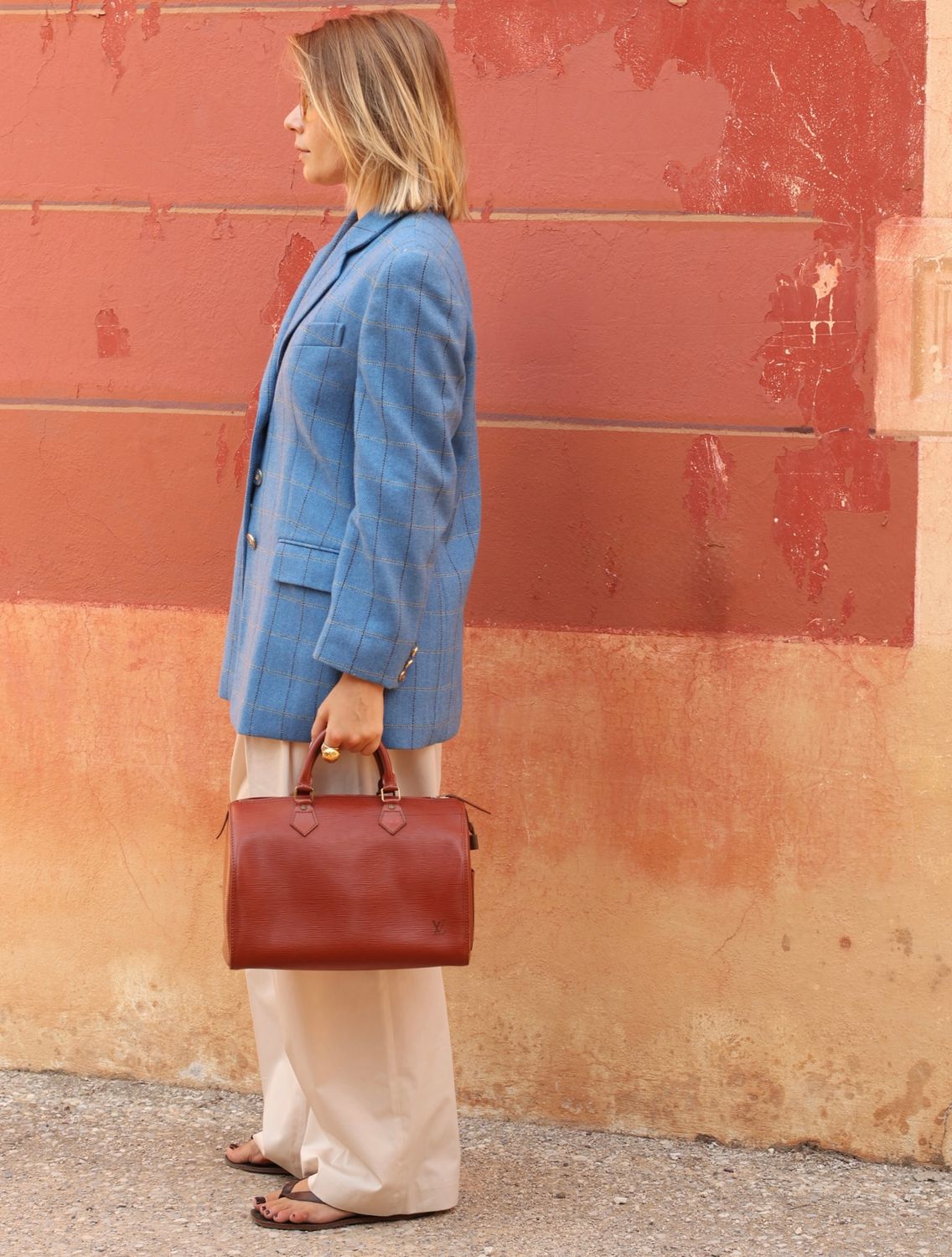 Louis Vuitton Speedy 30 Epi Brown Bag