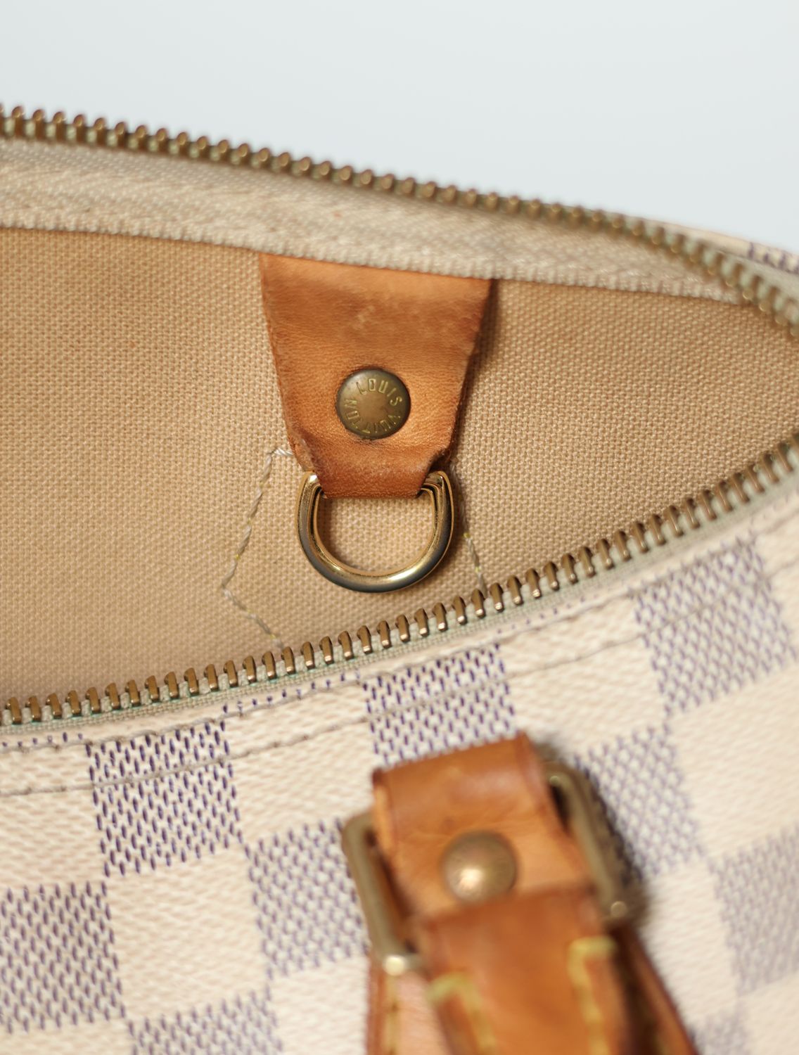 Louis Vuitton Speedy 25 Damier Azur Bag