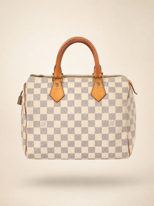 Louis Vuitton Speedy 25 Damier Azur Bag