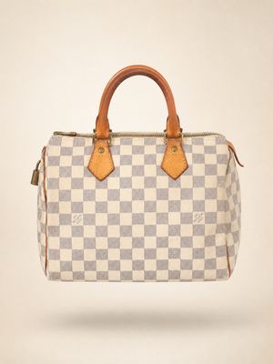 Louis Vuitton Speedy 25 Damier Azur Bag