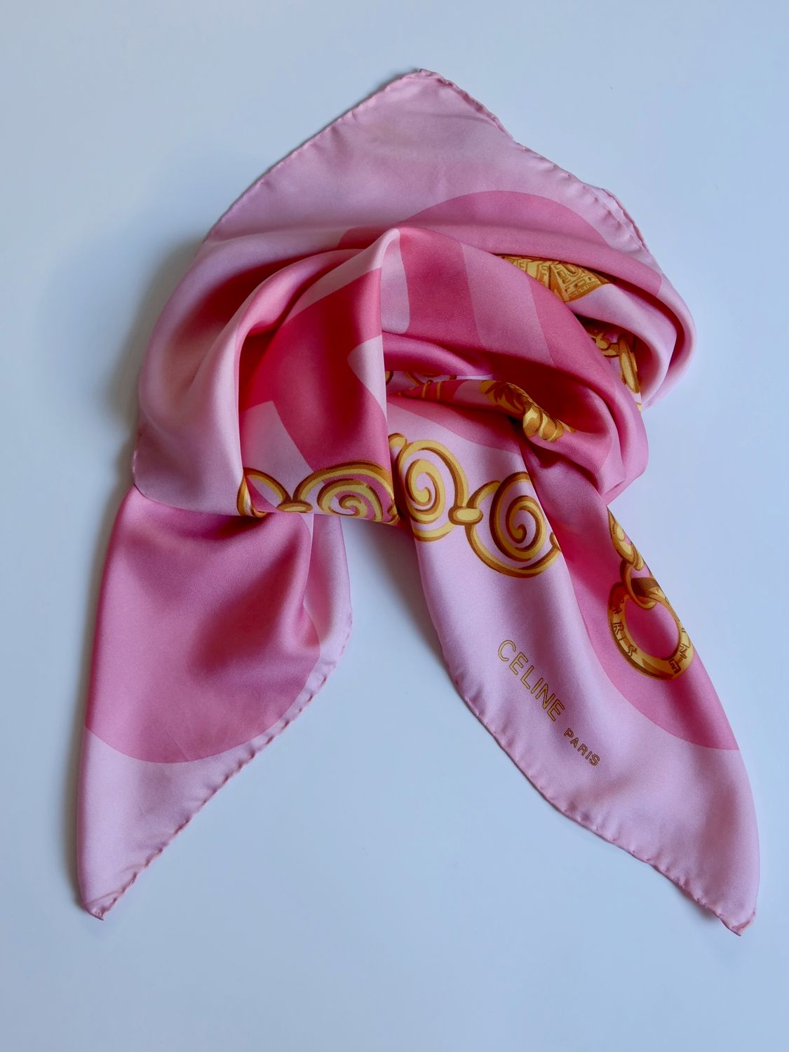 Salvatore Ferragamo Gancini Silk Scarf