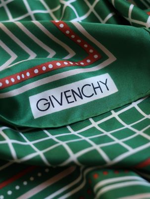 Givenchy Geometric Silk Scarf