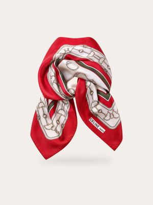 Celine Equestrian Stirrup Silk Scarf