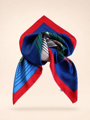 Christian Dior Geometric Silk Scarf