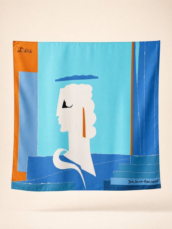 Yves Saint Laurent L’Été Silk Scarf