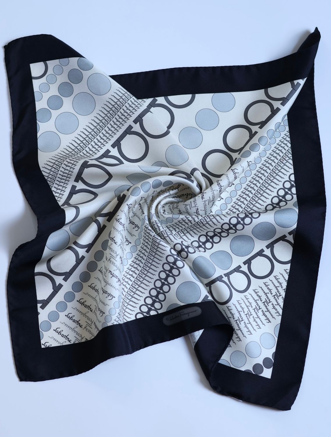 Ferragamo Gancini Silk Gavroche