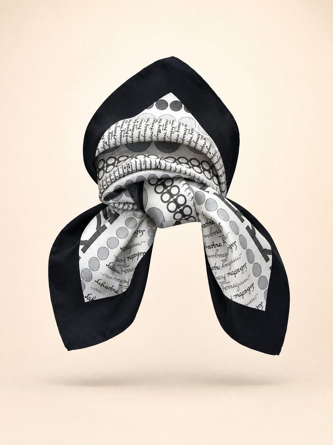Ferragamo Gancini Silk Gavroche