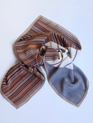 William E. Newman Silk Scarf