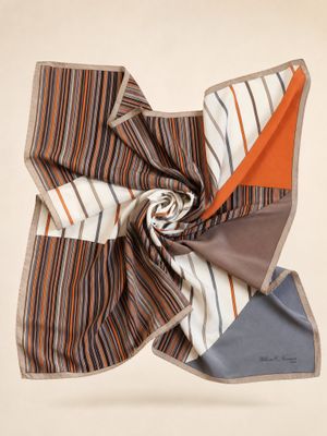 William E. Newman Silk Scarf