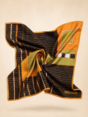 Christian Dior Graphic Silk Scarf