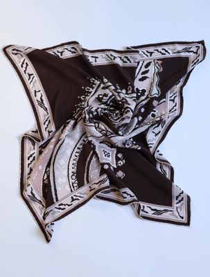 Leonard Paris Paisley Silk Scarf