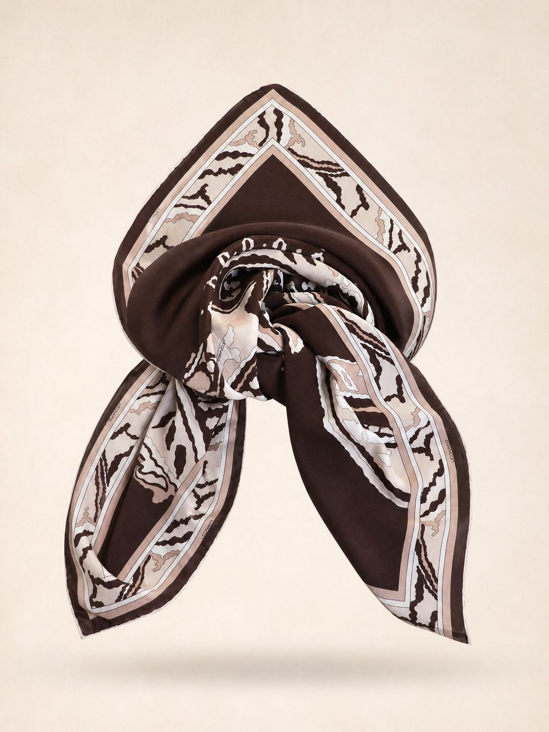 Leonard Paris Paisley Silk Scarf