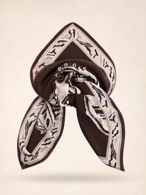 Leonard Paris Paisley Silk Scarf