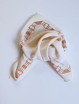Celine Chain Silk Scarf