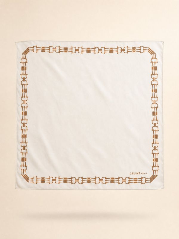Celine Chain Silk Scarf
