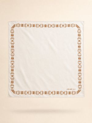 Celine Chain Silk Scarf