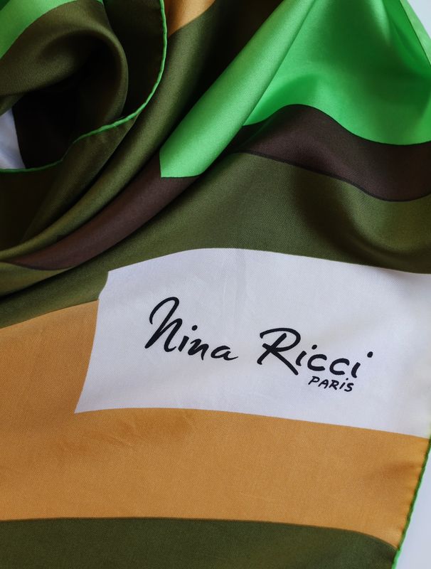 Nina Ricci Abstraction Silk Scarf