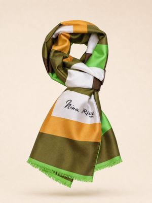 Nina Ricci Abstraction Silk Scarf