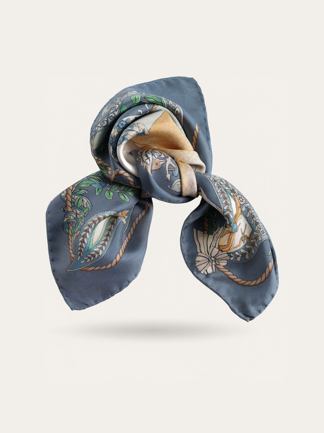 Ferragamo Nautical Silk Gavroche