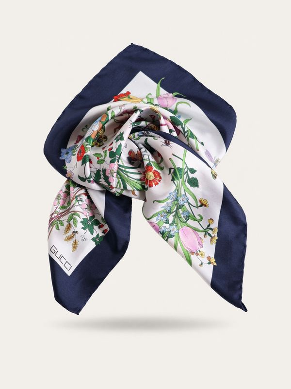 Gucci Flora Wildflower Garden Silk Scarf