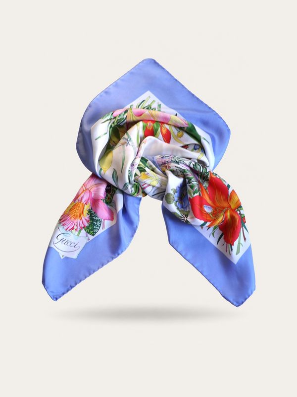 Gucci Ambienti &amp; Fiori Silk Scarf