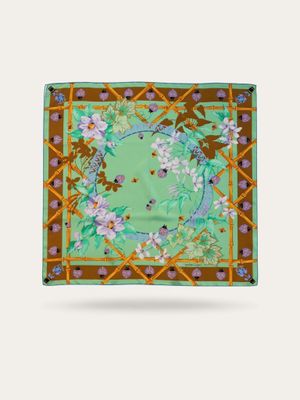 Cartier Ladybug Garden Silk Scarf