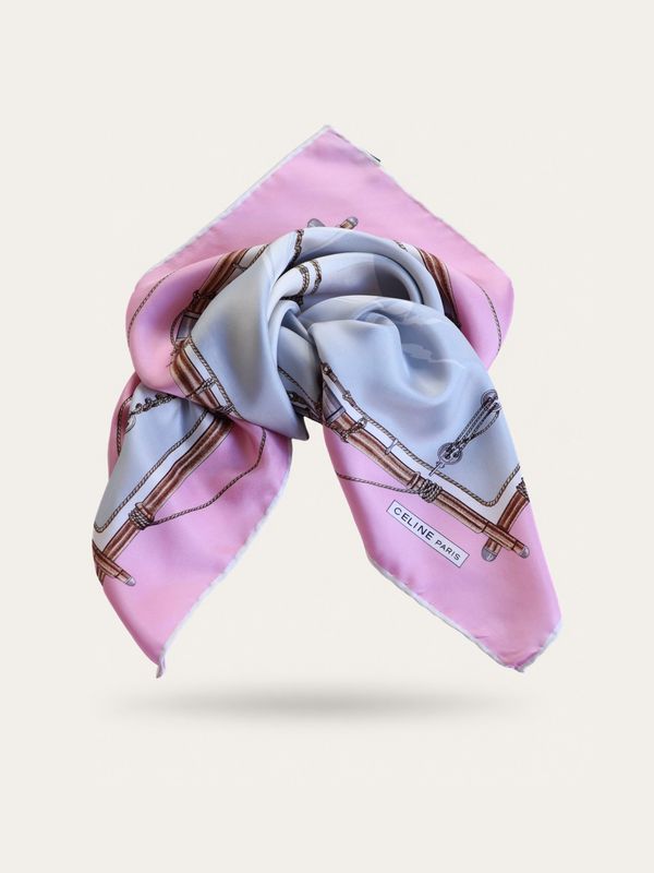 Celine Sailing Silk Scarf