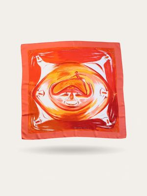 Hermès Smiles in the Third Millenary Silk Scarf