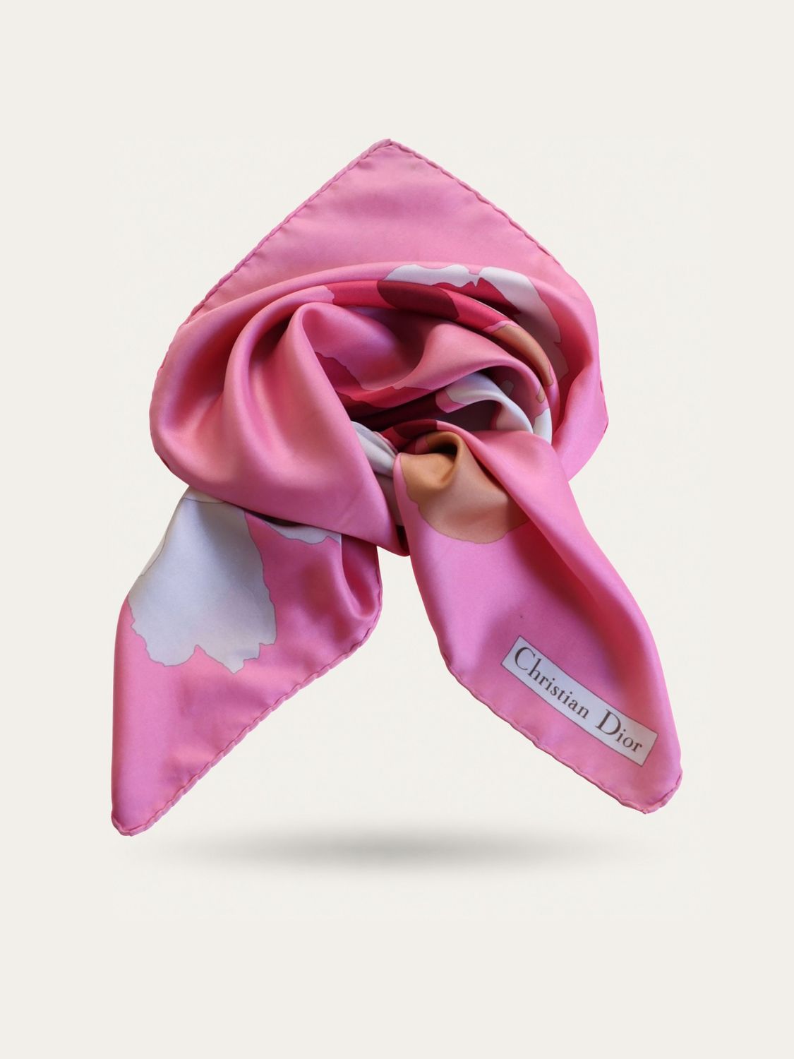 Christian Dior Floral Silk Scarf